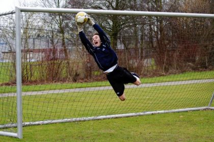 The goalkeeper doesn't just save goals; he leads the team.